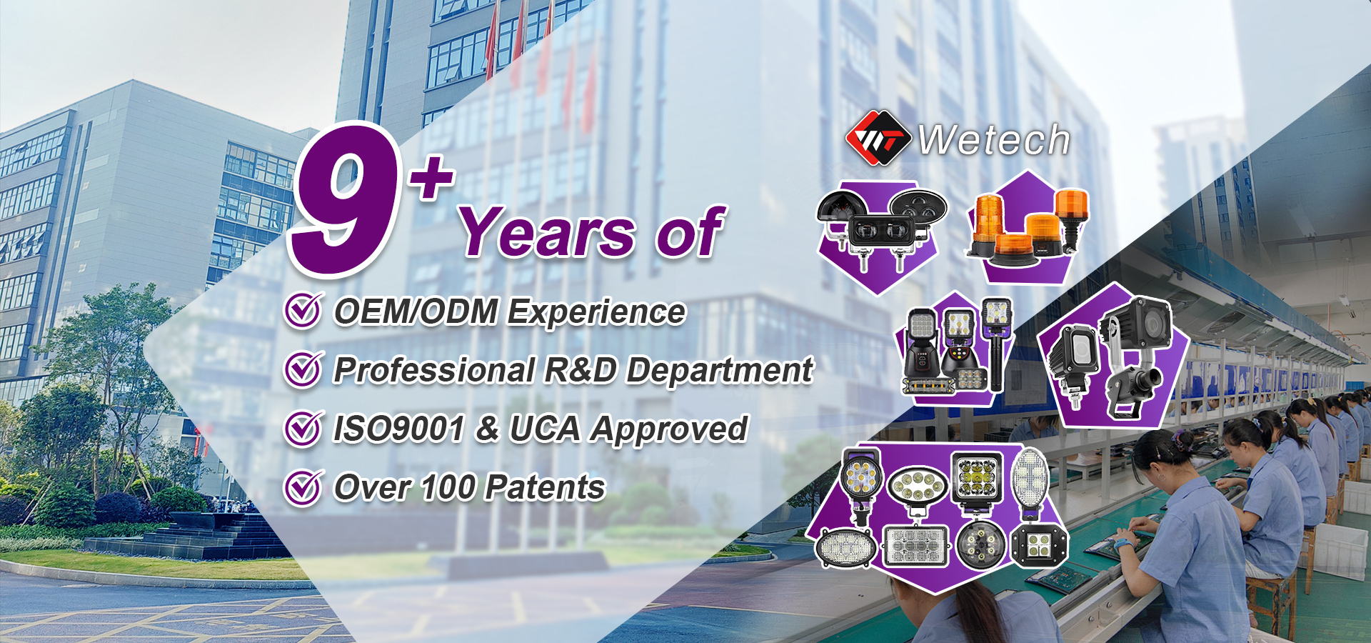 품질 포크리프트 레드존 신호등 공장