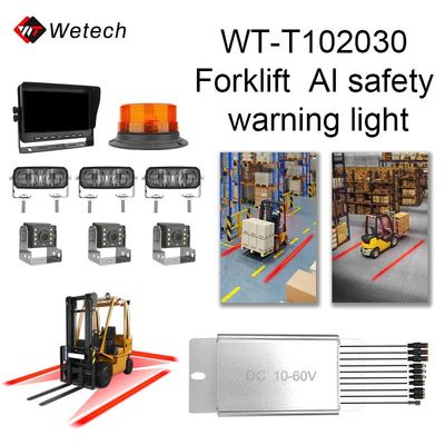 포크리프트 AI IP67 포크리프트 레드존 라이트 10V - 80V 포크리프트용 레드 안전등