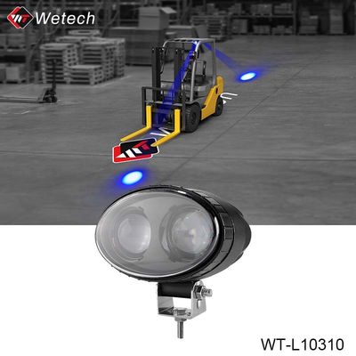 10V - 80V 블루 LED 스팟 라이트 IP67 스테인리스 스틸 장착 브래킷과 트럭 스팟 라이트
