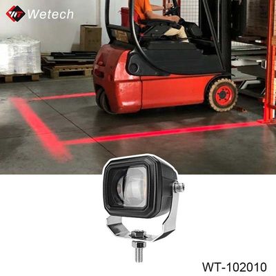 10V - 80V 포크리프트 레드존 라이트 10W 블루 포크리프트 라이트 다이 캐스트 알루미늄 가구