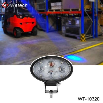 20W 포크리프트 블루 스팟 라이트 10V - 80V 포크리프트 블루 스팟 라이트 충돌 안전 구역 경고