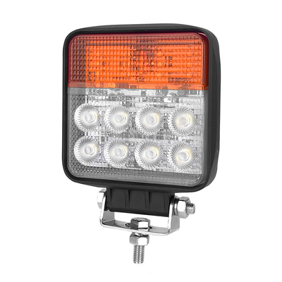 LED 작업 조명 방수 12V 24V DC 24W 돌기 신호와 내구성 디자인