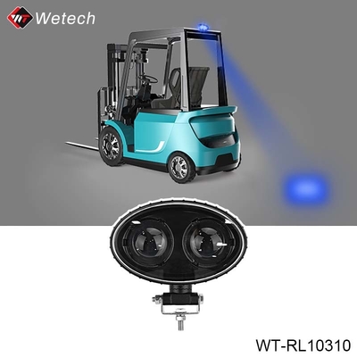 PMMA 렌즈 방수 IP67 블루 LED 스포트라이트 WT-RL10310 트럭 및 건설 장비용
