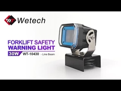 WT-10460 다이캐스트 알루미늄 하우징 지게차 안전등 60W 창고 안전등 IP67