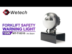 WT-T10310 IP67 지게차 아크 안전등 10W 지게차 빨간색 측면등