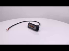 WT-TC10912-2 측면 플래싱 12V - 24V LED 스트로브 경고등 IP67 차량용 스트로브 라이트