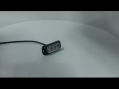 WT-T10909 IP67 플래시 스트로브 앰버 LED 라이트 12V 24V 트럭 스트로브 라이트