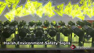 240W LED 고보 프로젝터 IP65 안전 표지판